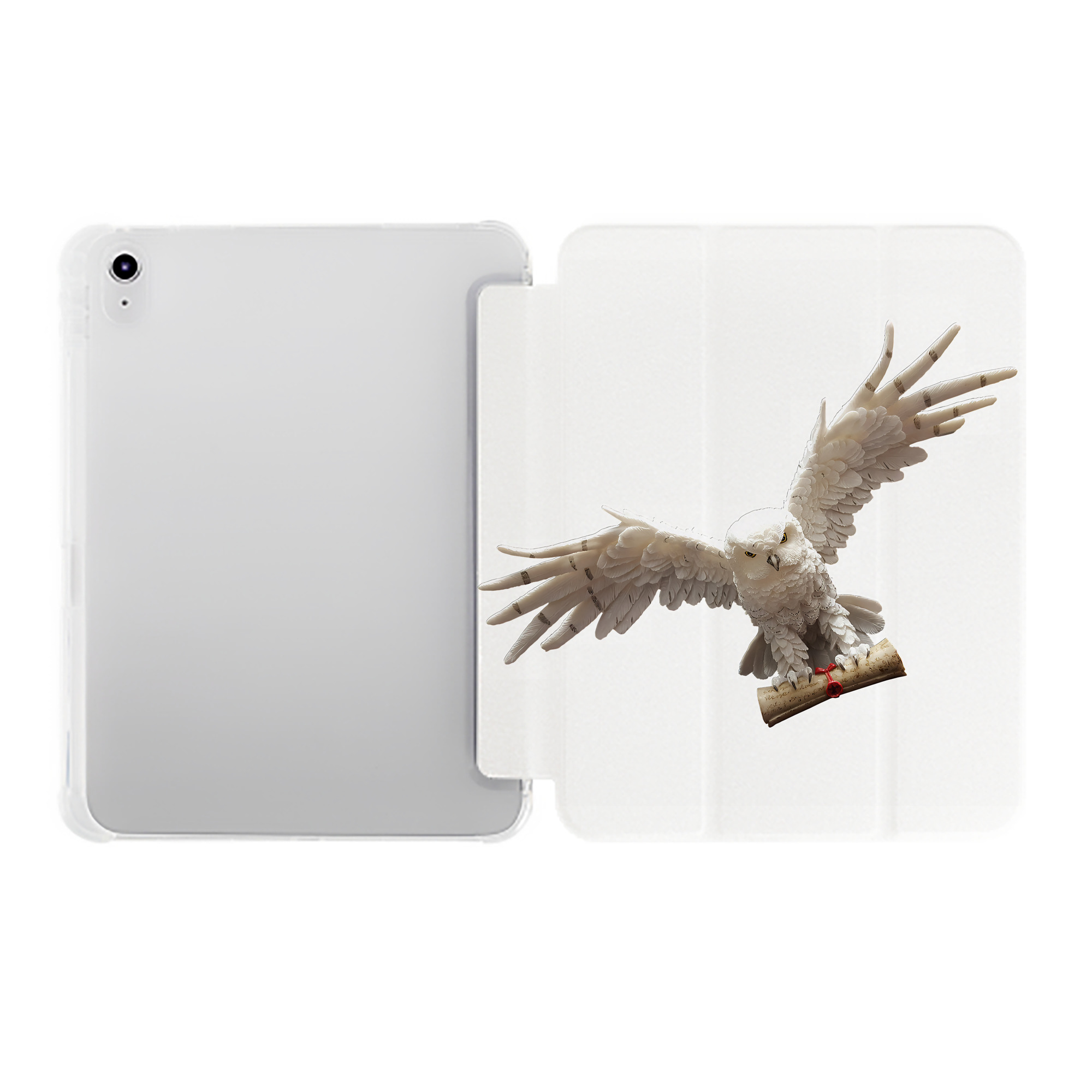 （画像用） Harry Potter ハリー・ポッターシリーズ IPad ケース ペン収納付き 三つ折りスタンド PUレザー×シリコン 対応機種9.5/10.5/10.9インチ